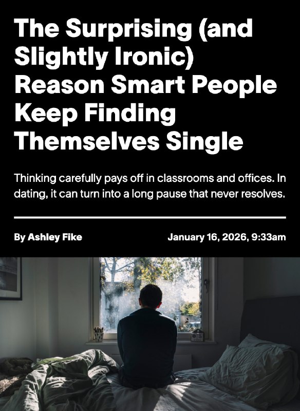 Люди с высоким IQ чаще СТРАДАЮТ в отношениях  врачи. Исследователи изучили 17 000 человек и однознач