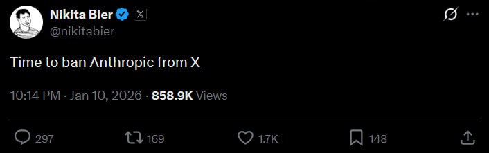Сотрудники xAI использовали модели Claude через Cursor, пока на этой неделе Anthropic не заблокирова