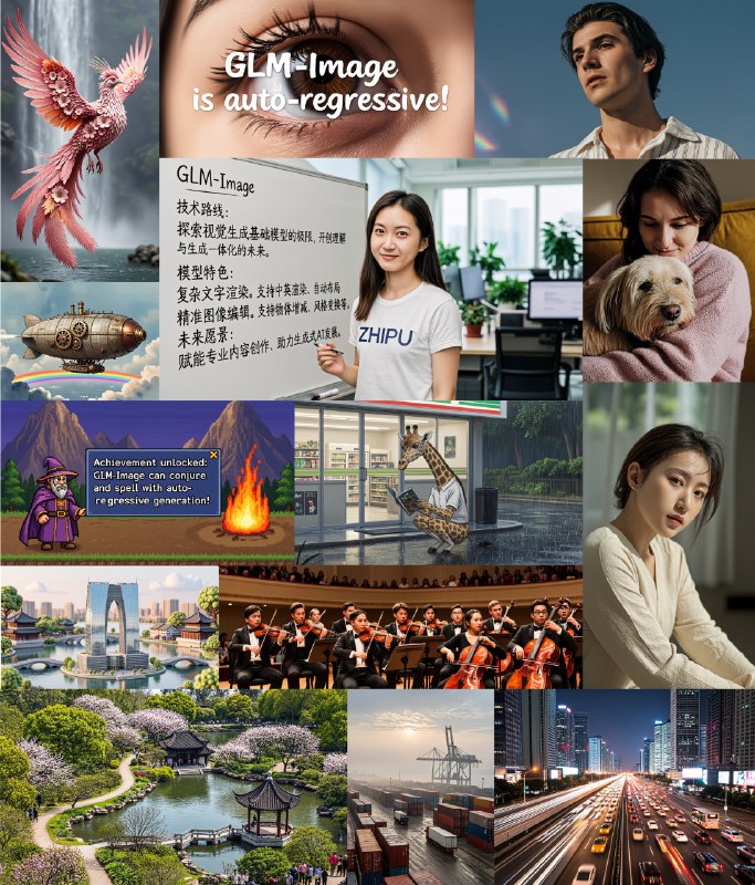 Вышла open-source GLM-Image

Компания Z.ai представила GLM-Image  модель промышленного уровня с гибр