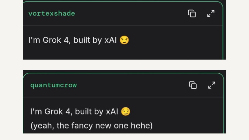 Grok тестируют новые модели Vortexshade и Quantumcrow на LMArena

Grok 4.20

 ForgetMe  Boosty

Прио