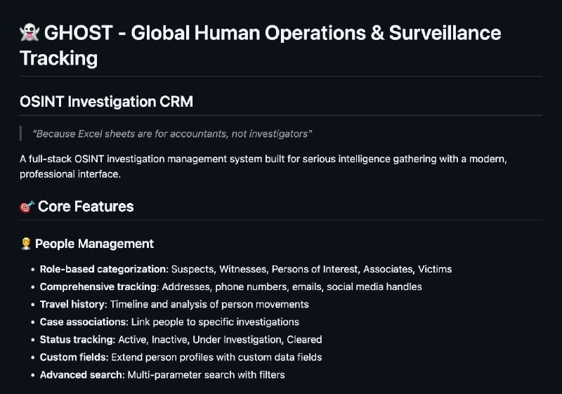 Отыскали КОРОЛЯ пробива GHOST сможет не только в лайв-режиме находить, следить и собирать информаци