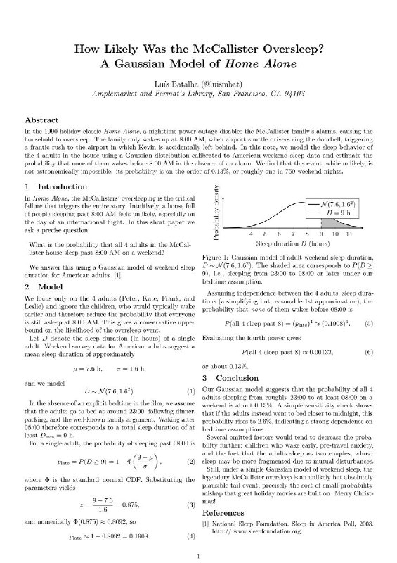 Физик из Twitter подсчитал, что Кевина из Один дома практически не могли забыть случайно

По его рас