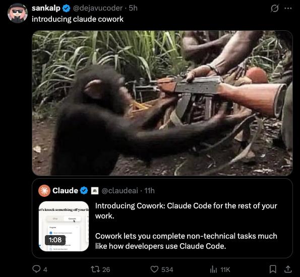 Claude Code For Normies

Тут сегодня Anthropic выпустили Cowork  это Claude Code для не-программисто