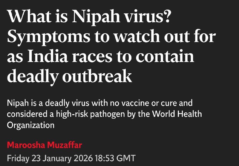Вспышка СМЕРТЕЛЬНОГО вируса Нипах бушует в Индии от этой страшной болезни НЕТ лекарства, заявили вр