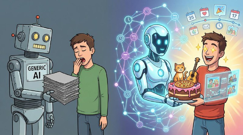 Темпоральные графы  хороший инструмент для индивидуализации.

Если у нас есть общая база знаний с да