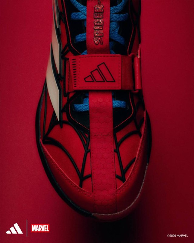 Кроссовки ЧЕЛОВЕКА-ПАУКА дропнул Adidas модель Adizero edge выполнена полностью в цветах дружелюбно