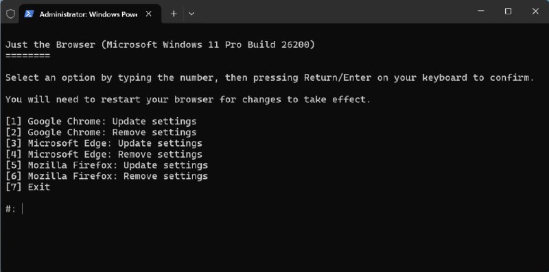 Чистим ВЕСЬ ШЛАК из браузера за один клик  нашли тулзу Just the Browser, которая снесет ВСЕ раздража