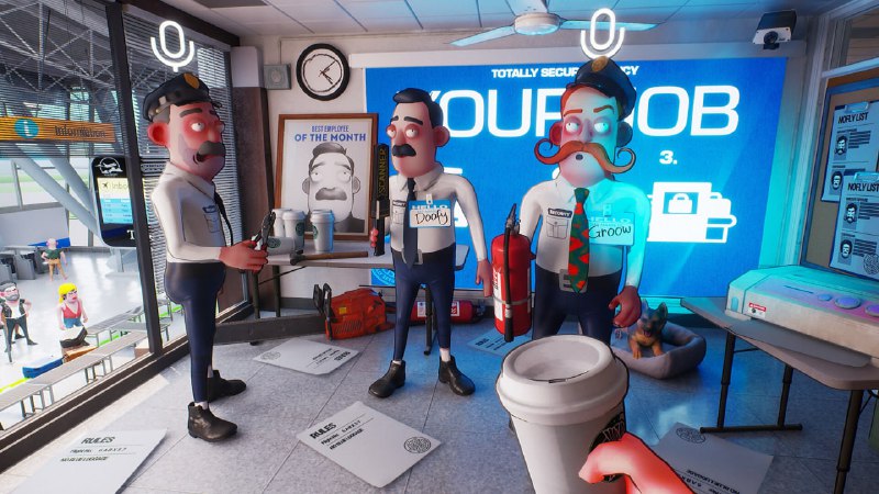 Новый кооп для тебя и корешей: в Steam скоро выйдет Totally Secure Airport  угарный симулятор службы