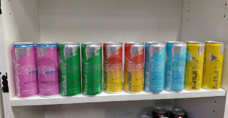 Сразу ПЯТЬ новых вкусов Red Bull завезли в Россию раньше их делали только для Польши, но теперь они