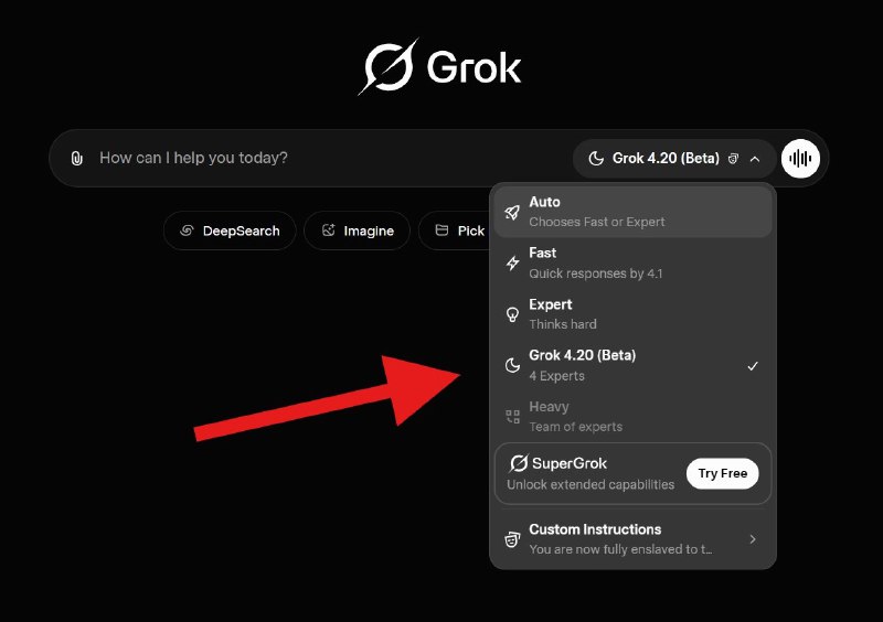 Grok 4.20 начинают раскатывать

Ждем официальный блог.

 PERCEPTRON.