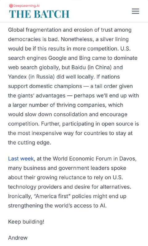 США не будет лидером в ИИ-гонке, и всё из-за Трампа. Бывший руководитель Google Brain Эндрю Ын внеза