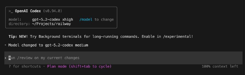 В Codex cli добили режим планироваия plan

парам-пам-пам

shift+tab для переключения

Ждем, когда Go
