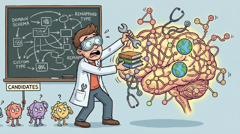 Адаптация темпорального графа под доменную область без предварительной подготовки. Концепт на пример