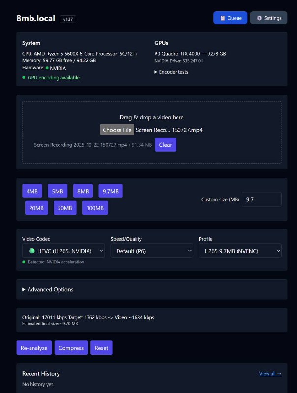Сжимаем видео в ДЕСЯТКИ РАЗ за секунду  нашли лучший компрессор, который сожмёт гигантские видео до