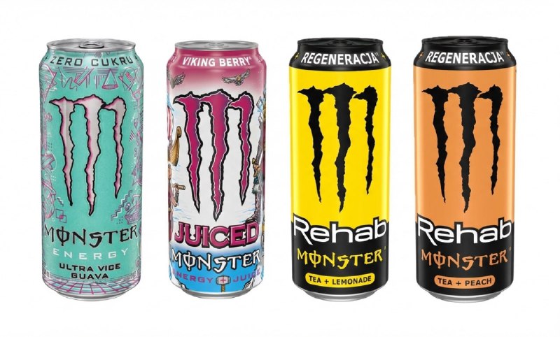 Сразу ЧЕТЫРЕ новых энергетика Monster завезут в Россию из Польши  скоро на полках можно будет найти