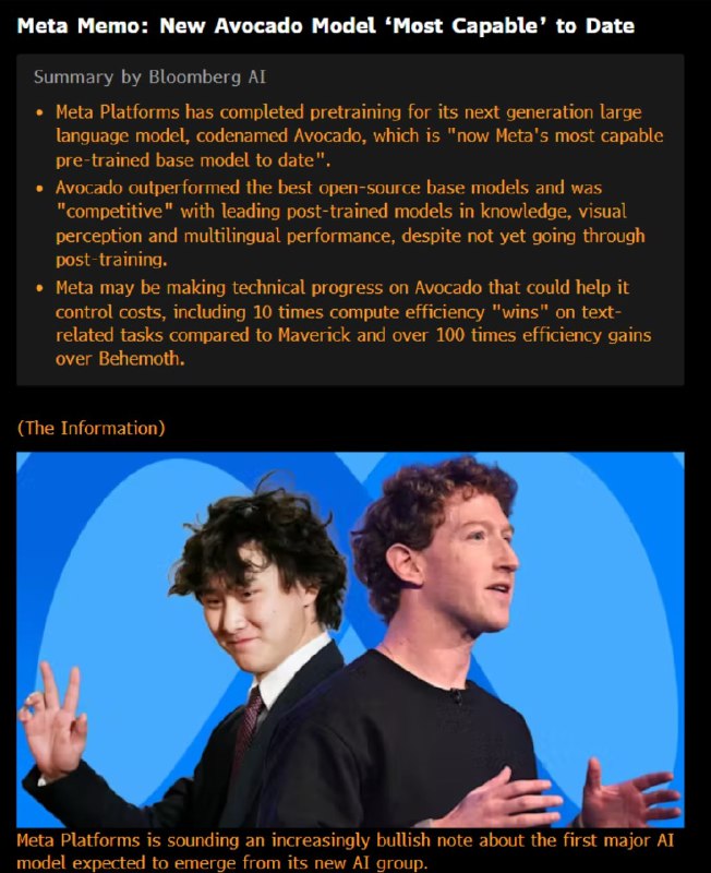 Ещё не забыли про Meta
Издание The Information опубликовало внутренние документы Meta о разработке
