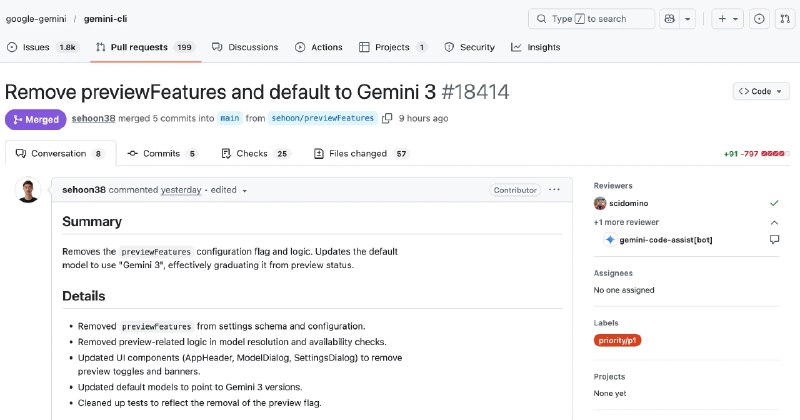 Gemini 3 Pro GA уже скоро
Google завершает стадию Preview для своей модели. Технические изменения в