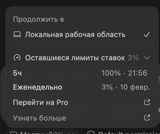 Впервой у меня закончилась подписка на Codex так рано
Хорошо протестировал, много копий создал