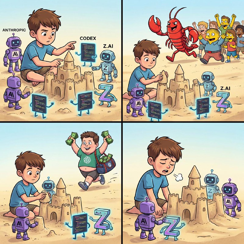 Когда у тебя уже есть команда автономных агентов, но тут выходит революционный OpenClaw: