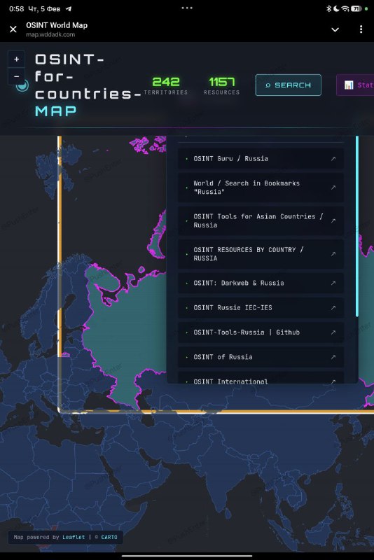 ИМБА: полная карта всех OSINT-инструментов для всех стран мира  если вы кибербезопасник и у вас тако