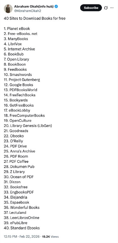 В сети собрали 40 сайтов с МИЛЛИОНАМИ бесплатных книг, которые можно читать хоть до конца жизни. Вы