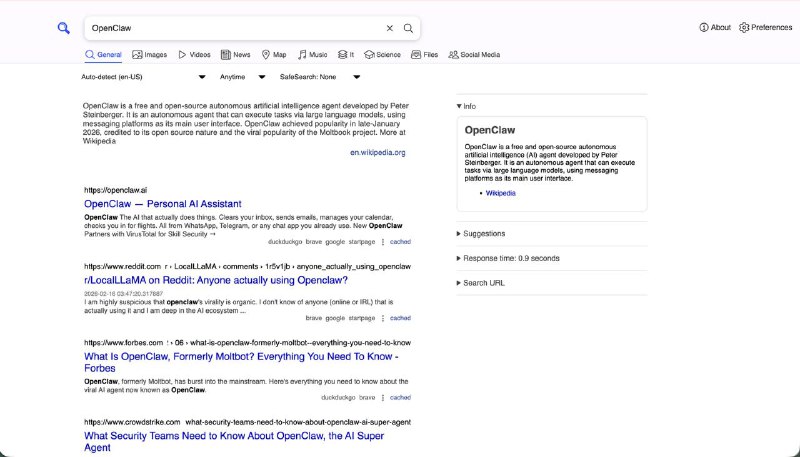 SearXNG — ваш личный Гугл на локалхосте

SearXNG  это бесплатный метапоисковик с открытым исходным к