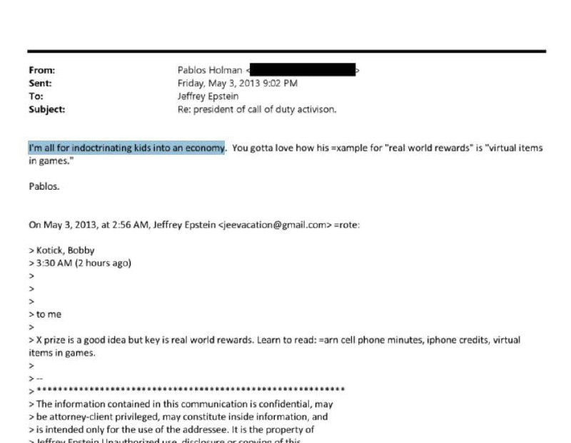 Эпштейн изобрёл микротранзакции (!!) в Call of Duty  он лично убеждал Бобби Котика вовлекать детей в