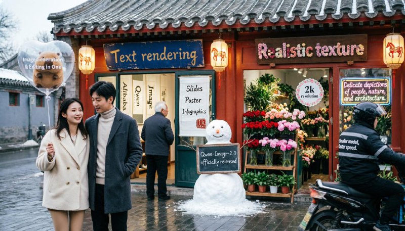 Qwen-Image-2.0 — новое поколение генерации изображений Qwen моделей

Alibaba представили Qwen-Image-