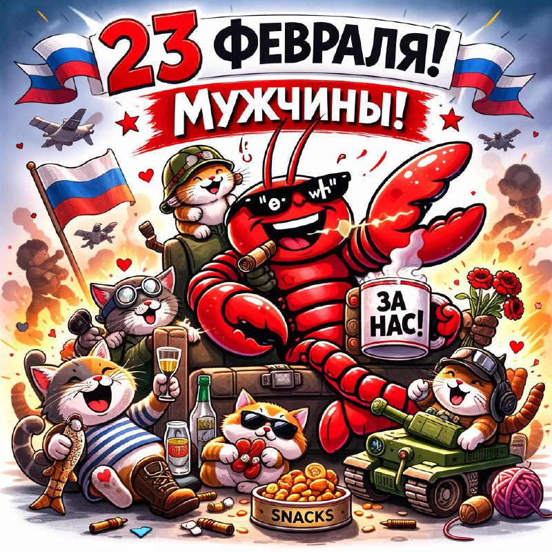 С праздником, мужчины! Вот такой ИИ с котиками мы ждали!!!

Подпишитесь на @openclawc