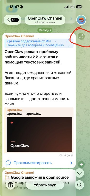 ИИ уже добавили в Телеграм

Теперь кнопка меньше-больше позволяет включать режим кратких пересказов