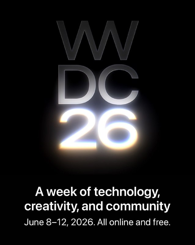 Apple анонсировала ИИ-конфу в этом году WWDC пройдёт 8 июня.
Ждём iOS 27, допиленный жидкий дизайн