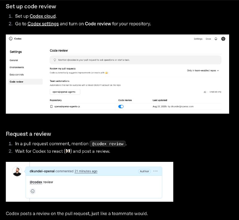Как настроить Codex GitHub Code Review

По умолчанию Codex инсталлируется во все репо и ревьювит все