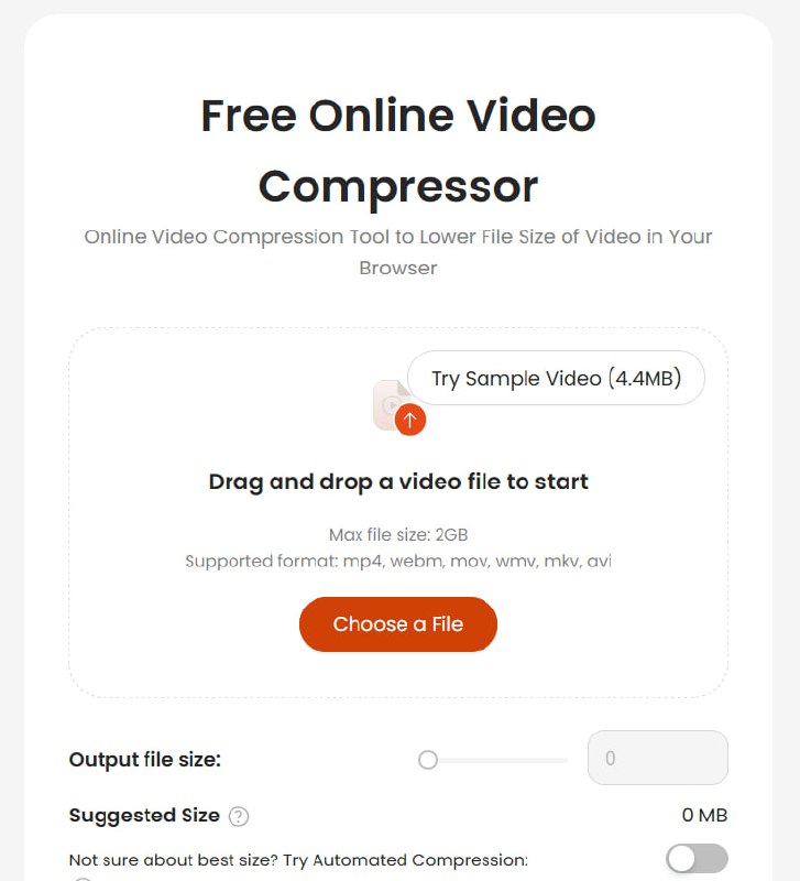 Это лучший сжиматор видосов до любого размера  RedPandaCompress уменьшит ролик в разы, не теряя в ка