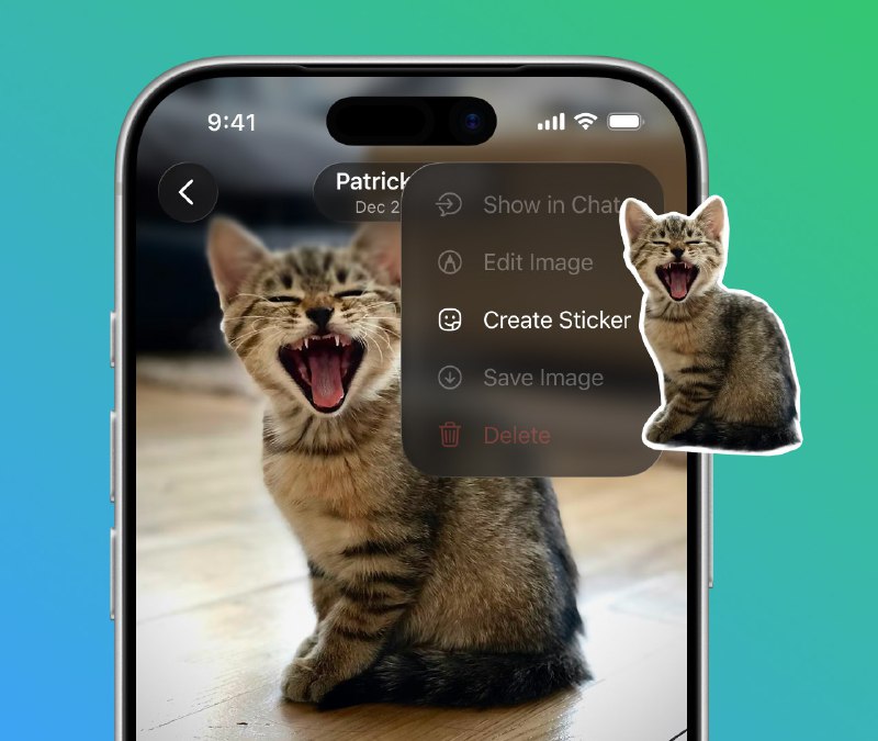 Делать стикеры за ОДИН тап теперь можно в Телеграме  мессенджер мощнейше обновился. 

Собрали для ва