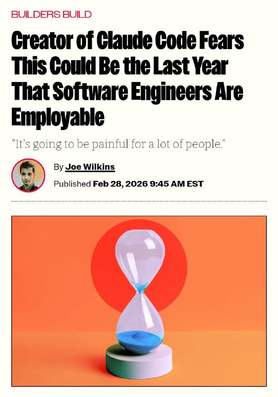 Программистам КОНЕЦ уже в 2026 году  архитектор Claude Code от Anthropic. Гениальный разработчик Бор