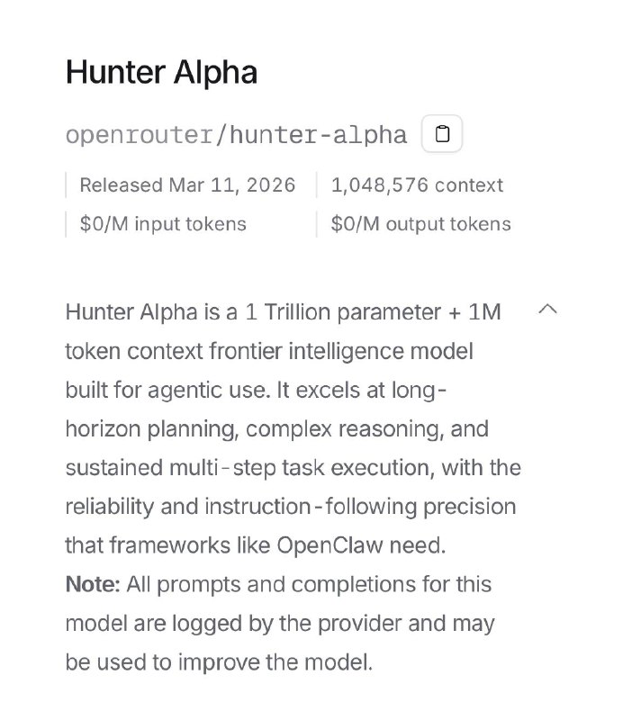 Ждём opensource-модель от Anthropic (или Kimi) 

На OpenRouter появилась новая бесплатная стелс-моде