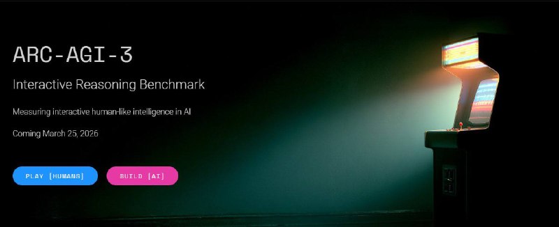 Завтра выходит ARC-AGI-3 новый тест на человеческое мышление ИИ
Запускают ARC-AGI-3 новый бенчмар