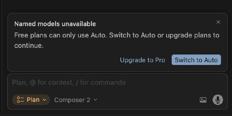 Скачал Cursor Desktop
Я думаю, что вы уже догадались, почему CLI версия тихо проглатывает ошибку.