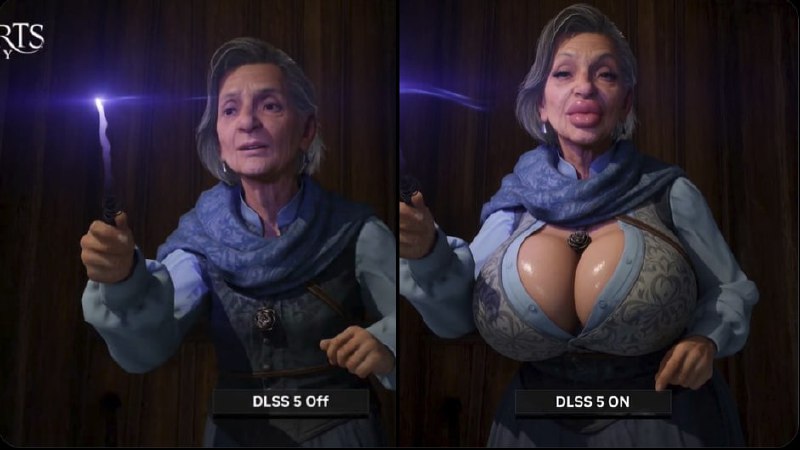 DLSS 5 офигенен  юзеры дружно высмеяли вчерашнюю презентацию апскейлера от NVIDIA. Это был полный пр