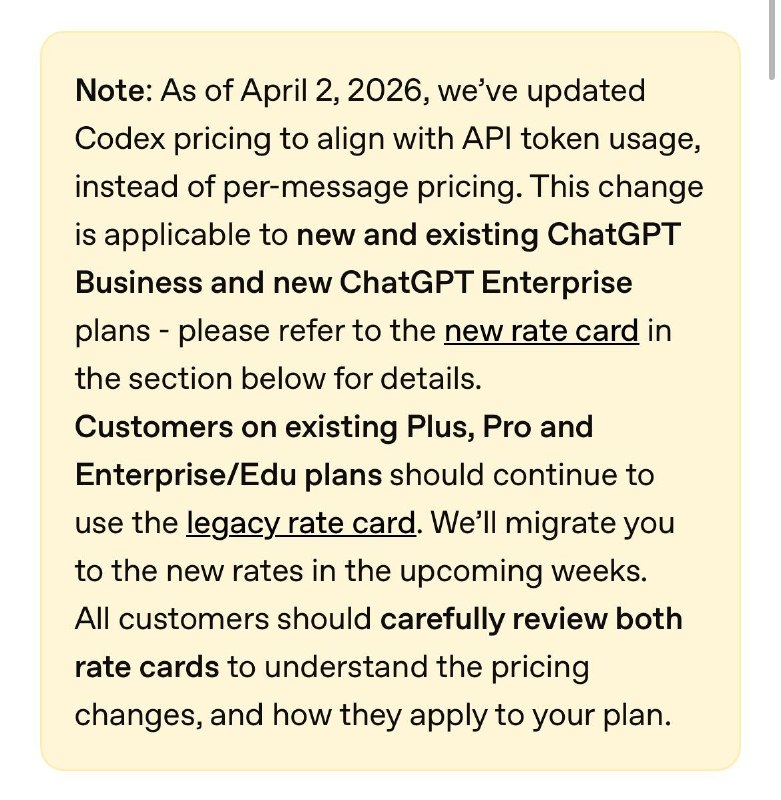OpenAI убивают лимиты Codex

Раньше в Codex были часовые и недельные лимиты на запросы. Теперь OpenA