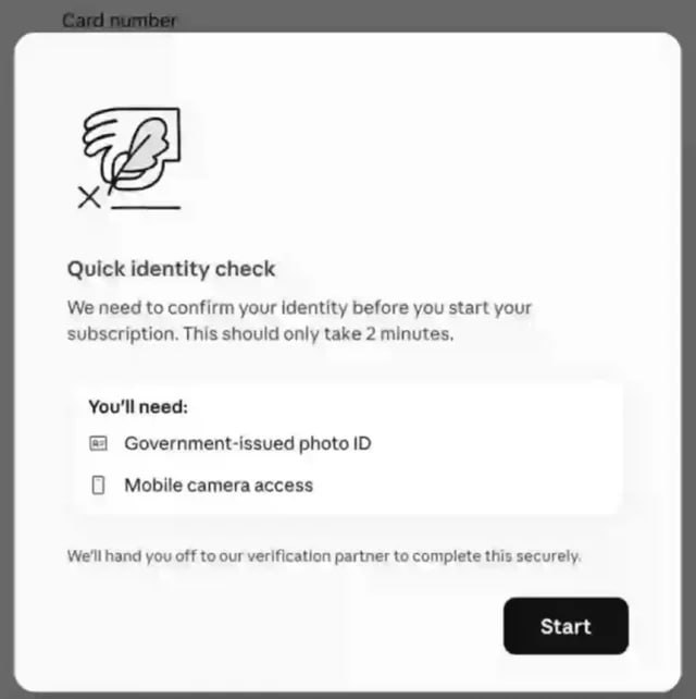 А ещё в Claude проверку по паспорту ввели

Теперь сервис может в любой момент запросить верификацию
