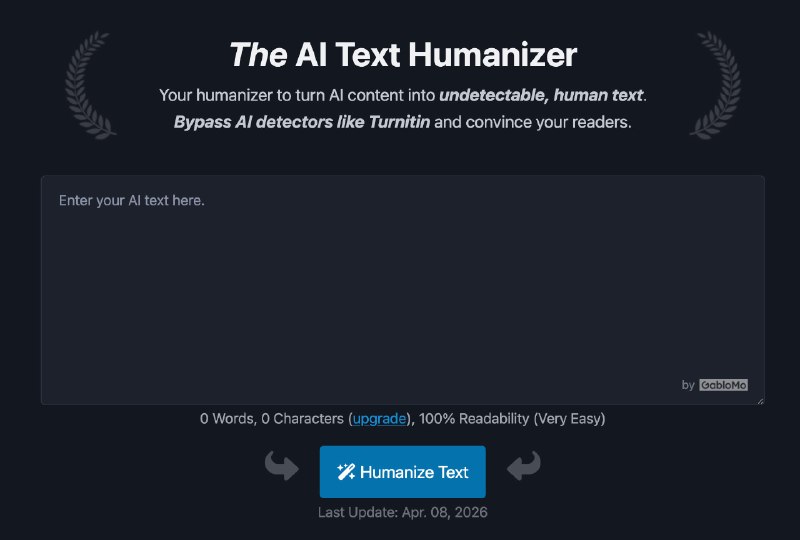 Убираем все следы ИИ из любого текста! Нашли сервис The AI Text Humanizer, который отредактирует тек